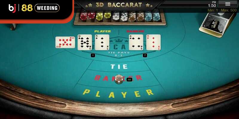 Baccarat game online sở hữu luật chơi khá đơn giản